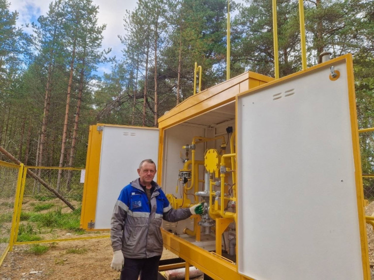 В городе Бабаево Вологодской области газифицирован микрорайон «Колпино».